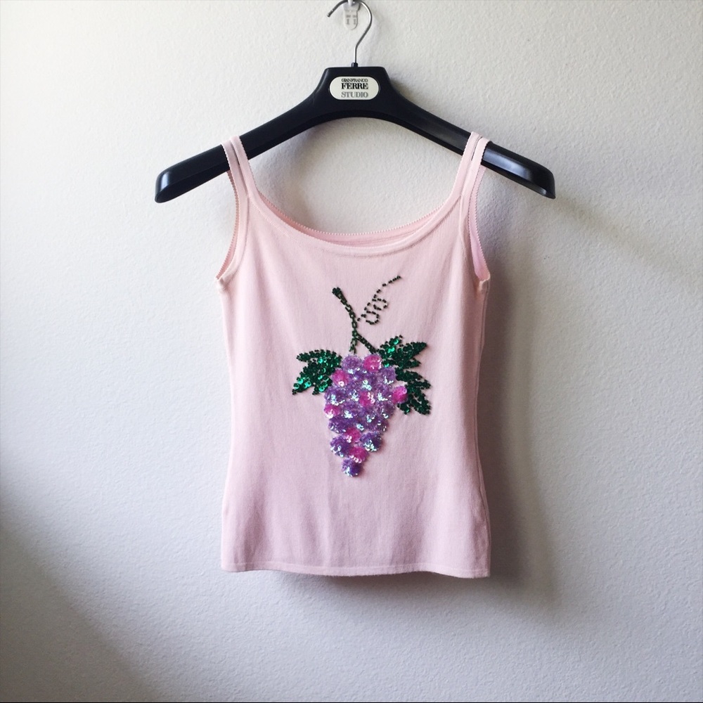 90s VINTAGE Beaded Top